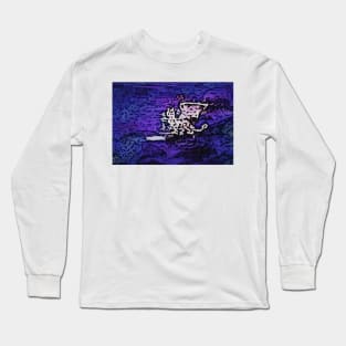 Purple Dragon Painting Long Sleeve T-Shirt